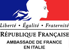 Logo de l'ambassade Fr en Italie